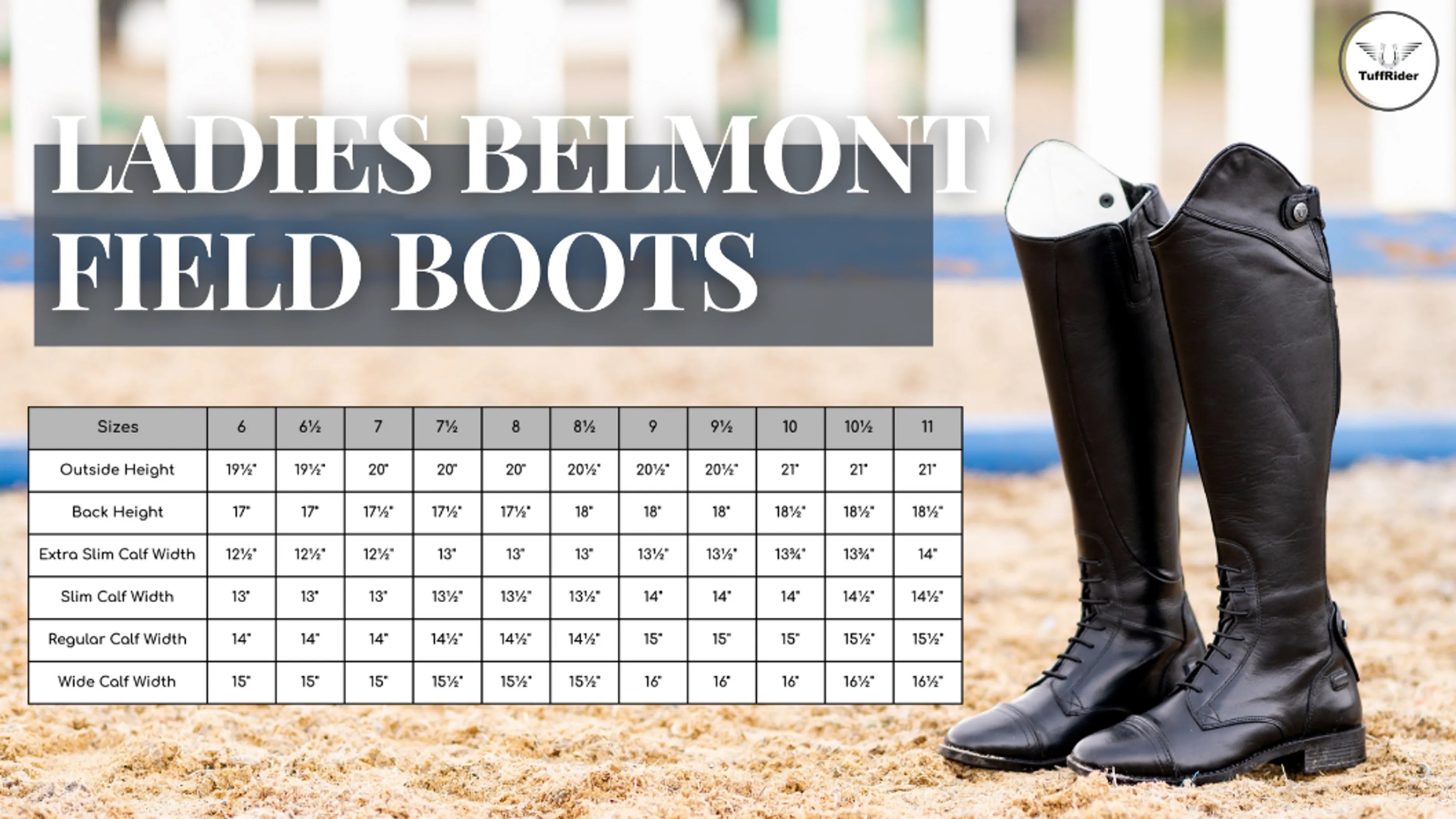 TuffRider Women Belmont Leather Field Boots - Color: Black | Pack Of: 1