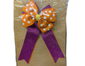 Bows - Purple & Orange