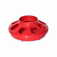 Plastic Screw On Chick Feeder Base