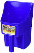 Plastic Enclosed Feed Scoop 3 qt