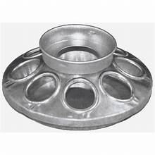 Metal Base Screw on Chick Feeder