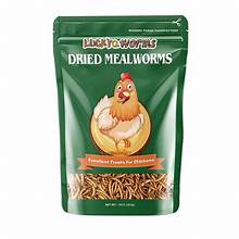 LuckyQWorms Dried Mealworms